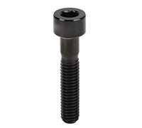 Alomejor Tornillo para Vástago de Bicicleta, Tornillo de Fijación Superior para Vástago de Dirección, Tornillos de Cubierta Superior de Cabeza de Columna M6x30mm(Negro)