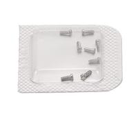 Alomejor Tornillos de Acero Inoxidable para Reparación de Microrelojes, Alta Precisión, para Cubierta Trasera de Reloj Ballon Bleu, Accesorio Duradero para Hombres (Femenino)
