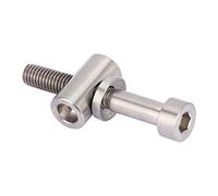 Alomejor Tornillos de Titanio, Ligeros y duraderos, para tija de sillín de Bicicleta, M5x30/35/40mm