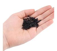 Alomejor Tornillos Guitarra Eléctrica Humbucker Pickup Guitarra Marco de Recogida Tornillos de Fijación de Accesorios de Guitarra(Negro)