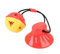 Alomejor Toyos de Masticación de Perros Juguetes para Perros Interactivos Juguetes de Mascara con Compartimento Especial para Golosinas Fuertes Tazas de Succión Adecuadas para Todas Las Razas