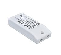 Alomejor Transformador de Controlador LED de 12 V Fuente de Alimentación Confiable de 12 W para Tiras LED y Luces de Gabinete Compacto y Fácil de Instalar