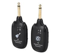 Alomejor Transmisor de Guitarra de Transmisión de 730mhz para Guitarra Eléctrica bajo Violín Batería de Litio Recargable