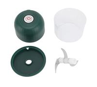 Alomejor Trituradora de Ajo Multifuncional, Picadora de Ajo Eléctrica Práctica para Varios Ingredientes (verde oscuro)