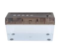 Alomejor Trituradora de Papel con Corte de Tiras USB Máquina Cortadora Eléctrica A4 Eficiente para Uso Doméstico en la Escuela de Oficina con Capacidad de 1 Hoja y Opciones de Alimentación por USB o