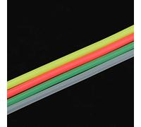 Alomejor Tubo de Línea de Combustible de Silicona Gruesa Universal para Coche de Gasolina RC 1:10, Resistente Al Calor y Antidesgaste para Rendimiento Profesional, Verde/Amarillo/Blanco/Rojo, 100 X