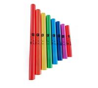 Alomejor Tubo de Sonido Musical, Portátil y Conveniente, Colorido, Tubo de Sonido de 8 Tonos, Conjunto de Instrumentos de Percusión para Formación de Equipos para el Aula en Casa (sin Cuerda)