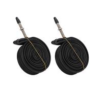 Alomejor - Tubos interiores de goma butilo 700x23c de con 2 palancas de neumáticos, tubos de válvula pre-nombrada duradera para bicicletas de carretera, bicicletas de montaña (700X23C FA Boca 48)
