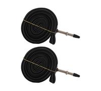 Alomejor - Tubos interiores de goma butilo 700x23c de con 2 palancas de neumáticos, tubos de válvula prenombrada duradera para bicicletas de carretera, bicicletas de montaña (700X23C Boca francesa 60)