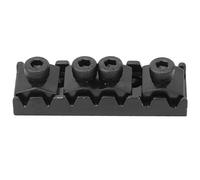 Alomejor Tuerca de Bloqueo de Guitarra Aleación de Zinc de para Doble Balanceo de 7 Cuerdas Negro/Plata Ideal para Guitarristas (BLACK)