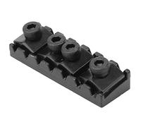 Alomejor Tuerca de Bloqueo para Guitarra Eléctrica, Material de Aleación de Zinc para Guitarra Mecedora Doble de 7 Cuerdas, con Sistemas de Vibrato, Negro o Plateado (BLACK)