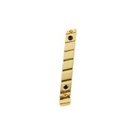 Alomejor Tuerca de Guitarra de 7 Cuerdas, Tuerca de Puente de Latón Macizo de Altura Ajustable para Guitarra Eléctrica, con Distancia de Ranura de Cuerda de 7 Mm, Accesorio de Repuesto