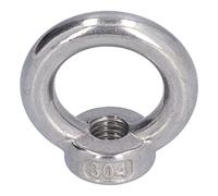 Alomejor Tuerca de Ojo de Elevación con Forma de Anillo Resistente a la Corrosión, 10 Uds., para Grúas de Ingeniería y Uso Marítimo (M3)