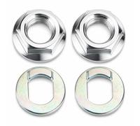 Alomejor Tuercas de Rueda Motor,duraderas en aleación Acero Repuesto Scooter Eléctrico para Mantenimiento Diario reparación rápida usuarios Profesionales y Aficionados