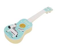 Alomejor Ukelele Musical de Plástico para Guitarra con Tacto Suave para Niños, Juguete de Aprendizaje Simple para Ritmo Musical y Melodía, 1 Pieza Aplicable a Niños de 3 a 8 Años (Blue)