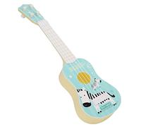 Alomejor Ukelele Musical de Plástico para Guitarra con Tacto Suave para Niños, Juguete de Aprendizaje Simple para Ritmo Musical y Melodía, 1 Pieza Aplicable a Niños de 3 a 8 Años (Blue)