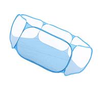 Alomejor Valla Plegable para Mascotas Pequeña, Parque Portátil para Exteriores, Tienda de Campaña Transparente para Cachorros, Gatos, Conejos, Fácil de Instalar para Entrenamiento de Mascotas, Juego