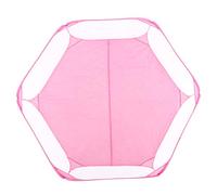 Alomejor Valla Plegable para Mascotas Pequeña, Parque Portátil para Exteriores, Tienda de Campaña Transparente para Cachorros, Gatos, Conejos, Fácil de Instalar para Entrenamiento de Mascotas, Juego