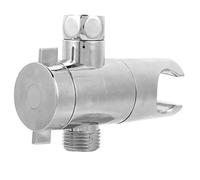 Alomejor Válvula Desviadora de Ducha de Baño de 3 Vías G1/2 Resistente Al Desgaste con Soporte para Ducha de Mano para Baño (Interfaz 2)