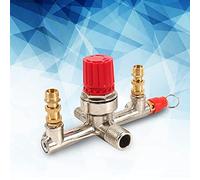 Alomejor Válvula Reguladora de Compresor de Aire de Pistón, Regulador de Alta Presión con Sello en V, Descompresión Rápida para Sistemas de Compresores de Aire Pequeños