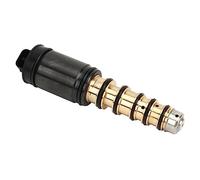 Alomejor Válvula Solenoide de Control del Compresor de CA Válvula de Control Electrónica de Metal y ABS 2554833 Flujo de Aire Preciso nergética Resistencia Al Desgaste para 6SEU16C