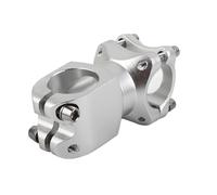 Alomejor Vástago de Bicicleta de Montaña de Aleación de Aluminio, Accesorio Duradero para Ciclismo de Carretera para Manillar de 25,4mm (25.4 Potencia corta-Plata)
