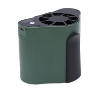 Alomejor Ventilador de Cintura, Ventilador de Cintura Portátil ABS con Batería Recargable de 12000 MAh, con Clip para Cinturón de 6 Velocidades, 37 a 45 DB, para Trabajo Al Aire, Jardinería,