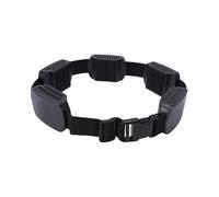 Alomejor Ventilador de Cintura Ventilador de Cinturón Portátil con Cuerpo de ABS Placa de Enfriamiento PCM 3 Velocidades Ventilaciones de Aire Anchas de bajo Ruido Alimentado por USB para Acampar