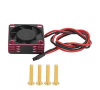 Alomejor Ventilador de refrigeración 28000 RPM RC Ventilador de refrigeración Motor sin escobillas Accesorios Piezas Ventilador de 30x30 mm para RC540(Rojo)
