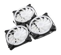 Alomejor Ventilador de Refrigeración para Ordenador RGB de 120mm, Rodamiento Hidrodinámico Silencioso, Alto Volumen de Aire para Chasis de PC para Juegos, 3 uds.