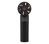 Alomejor Ventilador Portátil de Mano, Ventilador Portátil Recargable ABS con Batería de 3000 MAh, Linterna LED de 100 Niveles de Velocidad, Luz Nocturna, para Viajes, Camping, Oficina, Escritorio,