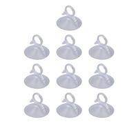 Alomejor Ventosa de 10 Uds, Ventosa de Vidrio para Coche de Alta Resistencia de PVC, Anillo de Tracción Fuerte, Ideal para Elevación de Automóviles, Azulejos y Paneles Solares