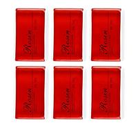 Alomejor Violin Roses -Premium Adhesión Arcos Lisos para Violín Viola Celón, 6pcs Colófono para Accesorios de Instrumentos (rojo)