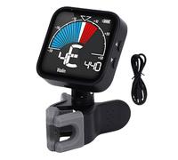 Alomejor Violín Tuner Metrónomo, Profesional Clip on Sintonizador Electrónico con Pantalla HD 430 450Hz para Violín Viola Violonchelo Principiantes