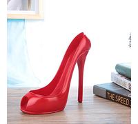 Alomejor Zapato de Tacón Alto Portabotellas de Vino Estante de Almacenamiento Elegante y Adorable para Decoración del Hogar, Hecho de Resina, Dorado 8.66x7.48x3.94in para Amigos y Familiares (White)