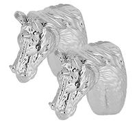 Alomejor Zinc Alloy Horse Head Cabinet Handle, 4x5cm (3999 caballo de