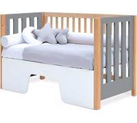 Alondra Cuna colecho 60x120 cm convertible (3en1) madera/antracita