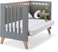 Alondra Cuna colecho 60x120 cm convertible en escritorio madera/antracita