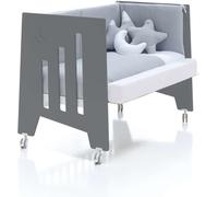 Alondra Cuna de colecho 60x120cm (3en1) gris marengo