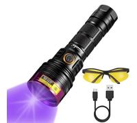 Alonefire SV18 12 W linterna UV LED 365nm recargable ultra violeta ultravioleta invisible antorcha mascotas manchas caza marcador Checker