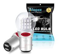 Alopee Paquete de 2 Bombillas P21/5W Led Rojo 12V Bombilla 1157 Doble Contacto para Luz de Posición y Luz de Freno, Compatible con Chips 1157 BAY15D 1016 1034 7528, 39SMD 3014