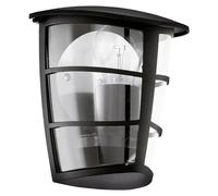 Eglo Aplique Aloria E27, 60 W, Negro, 18 x 3 x 13.5 cm
