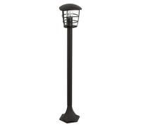 Aloria Lámpara de pie para exterior (60 W, Color del marco: Negro, 17 x 17 x 94 cm, Sin bombillas)