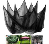 alouweekuky 3x10m Red Anti-Insectos, Anti Mosquito Net Negro con 100 Bridas, Red de Malla para Insectos para jardín Utilizado para Proteger Vegetales, Frutas, Flores y Plantas De Insectos