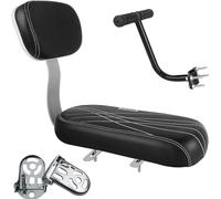 alouweekuky Cojín de Asiento Trasero de Bicicleta, Kit de Bicicleta de Montaje a la Trasera cojín reposabrazos, Reposapiés para niños, Accesorios de Seguridad para Bicicletas al Aire Libre