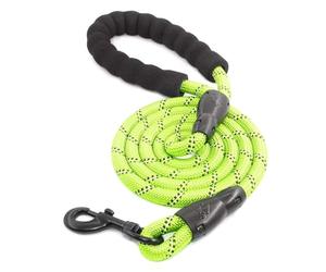 alouweekuky Correa Perro,3m/1.2cm Correa Perro Larga,Reflectante Correas para Perros Correa Perro Grande para Perros Medianos Y Grandes (Verde)