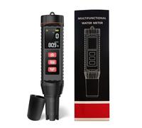 alouweekuky Medidor Cloro y ph Piscinas 7 en 1 pH Chloro Piscina, Probador PH TDS EC Salt ORP S.G Temperatura Precisión para Jacuzzi, Piscina de Sal, Acuario