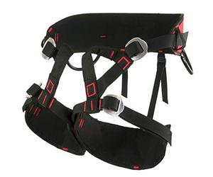 ALP DESIGN Kong Avalon - Arnés de Muslo Unisex para Adultos, Negro/Rojo, 1