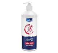 Alpa - Emulsión de masaje caliente de 1 l