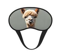 Alpaca Avatar es una máscara de ojos de borde negro. La máscara de ojos suave puede mejorar la calidad del sueño y es adecuada para interiores, exteriores y viajes.